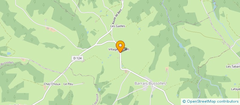 localisation de l'entreprise VIGNE ET CHARDON  BARRAIS-BUSSOLLES