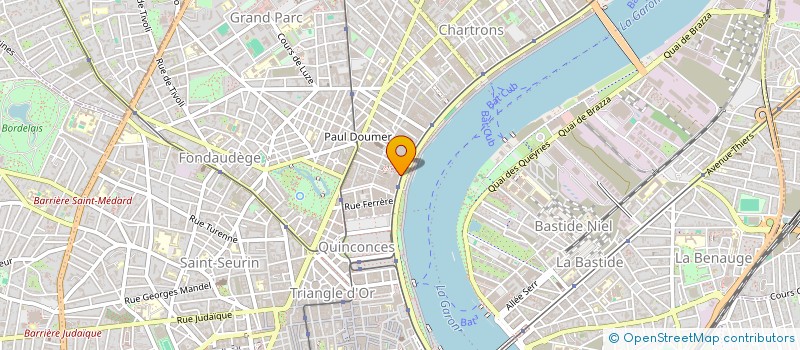 localisation de l'entreprise VIGNE ET TABLES à BORDEAUX