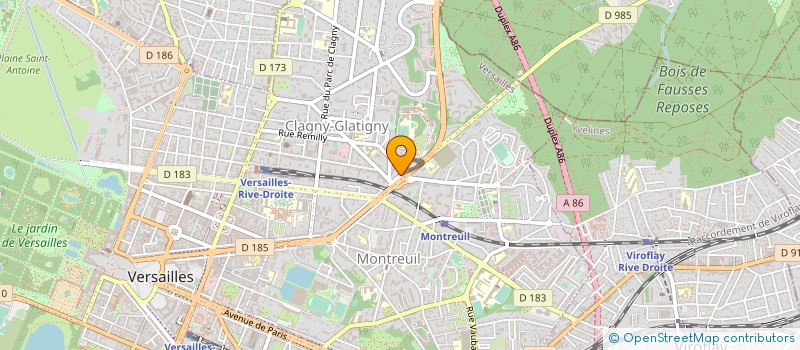 localisation de l'entreprise VIGNE & MAISONNEUVE à VERSAILLES