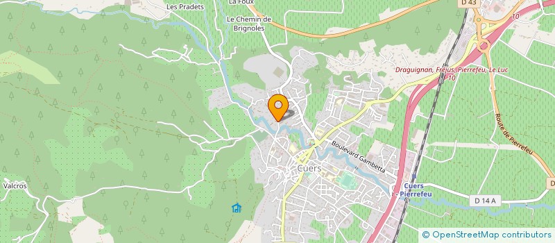 localisation de l'entreprise VIGNE O VIN à CUERS