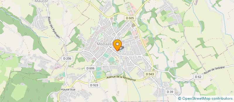 localisation de l'entreprise VIGNEAU à MORLAAS