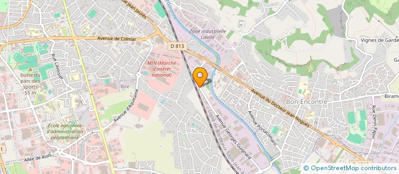 localisation de l'entreprise VIGNEAU LOCATION  BOE