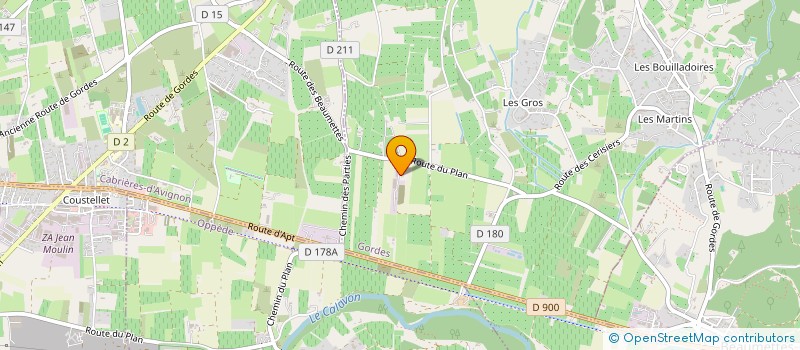 localisation de l'entreprise VIGNERAIE (LA...)  BEAUMETTES