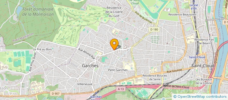 localisation de l'entreprise VIGNERAS à GARCHES