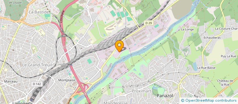 localisation de l'entreprise VIGNERAS DEL VECCHIO à LIMOGES