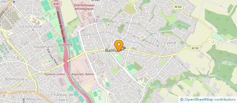 localisation de l'entreprise VIGNERAS HOLDING à BALMA