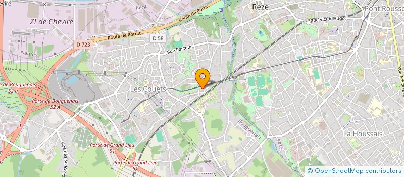 localisation de l'entreprise VIGNERON JEAN FRANCOIS ET XAVIER  BOUGUENAIS