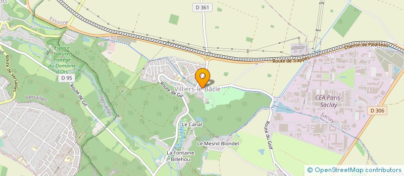 localisation de l'entreprise VIGNERONS EN DIRECT  VILLIERS-LE-BACLE