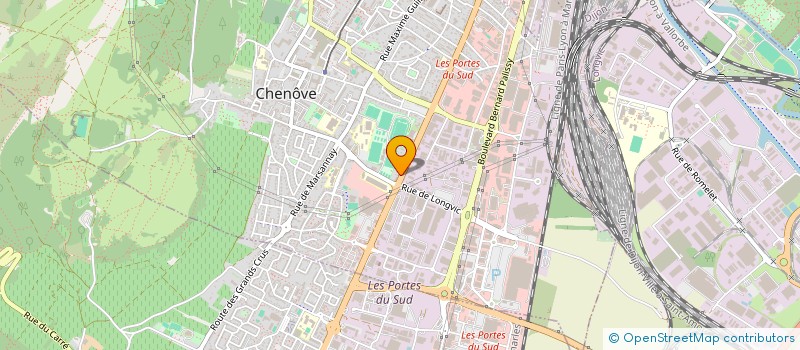 localisation de l'entreprise VIGNERY à CHENOVE