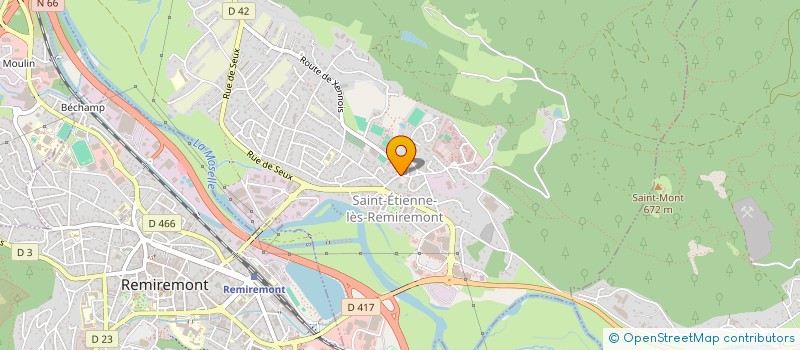 localisation de l'entreprise VIGNES&CO à SAINT-ETIENNE-LES-REMIREMONT