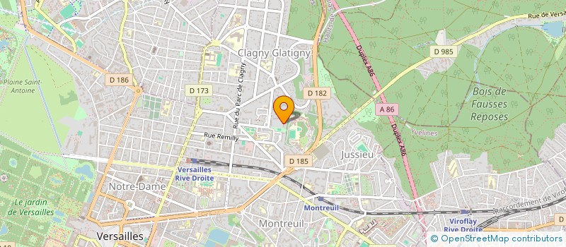 localisation de l'entreprise VIGNES D'AMOUR à VERSAILLES