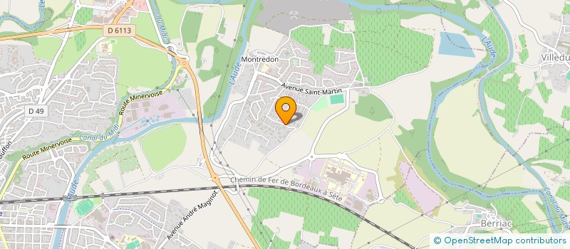 localisation de l'entreprise VIGNES DE L'AUDE à CARCASSONNE