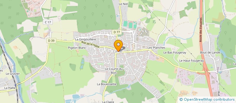 localisation de l'entreprise VIGNES ET GOURMANDISES à LAILLE