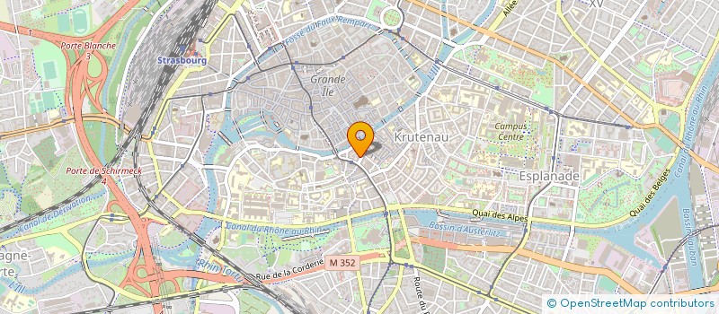 localisation de l'entreprise VIGNES ET VINS DE FRANCE à STRASBOURG