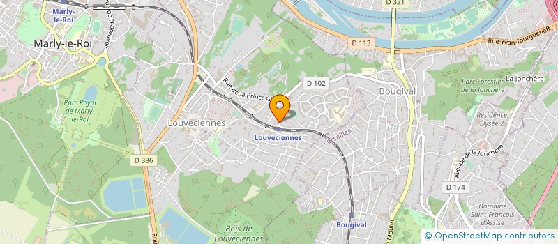 localisation de l'entreprise VIGNES PARIS  LOUVECIENNES