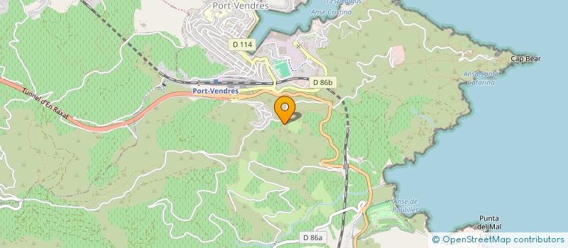 localisation de l'entreprise VIGNES SANCHEZ  PORT-VENDRES