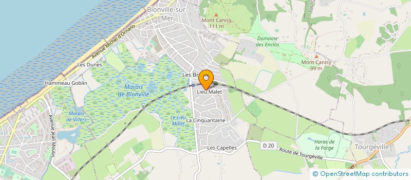 localisation de l'entreprise VIGNET à BLONVILLE-SUR-MER