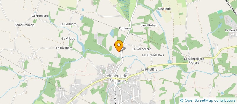 localisation de l'entreprise VIGNEUX BOX à VIGNEUX-DE-BRETAGNE