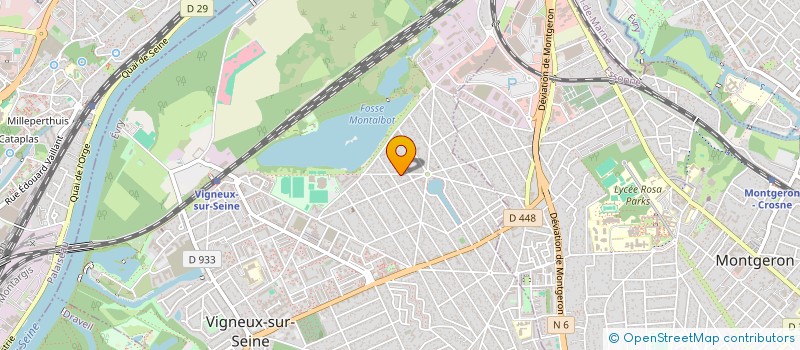 localisation de l'entreprise VIGNEUX LMNP à VIGNEUX-SUR-SEINE