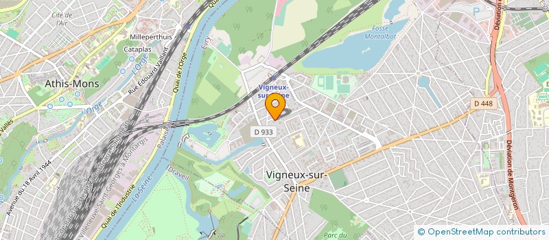 localisation de l'entreprise VIGNEUX SPORTS DETENTE ET LOISIRS  VIGNEUX-SUR-SEINE