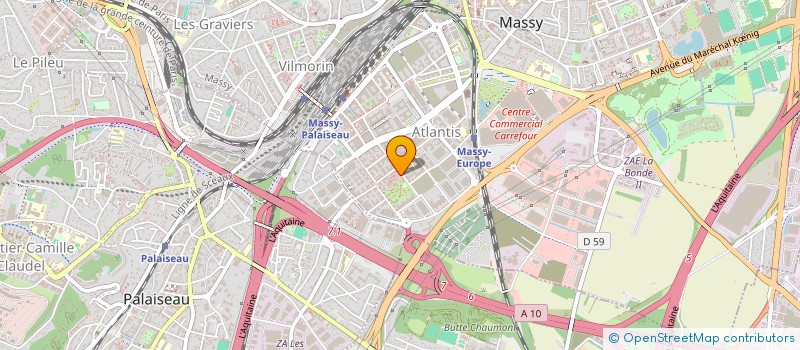 localisation de l'entreprise VIGNEUX-SUR-SEINE 6 RUE MOLIERE à MASSY