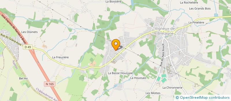 localisation de l'entreprise VIGNEUX ZERO DECHET à VIGNEUX-DE-BRETAGNE