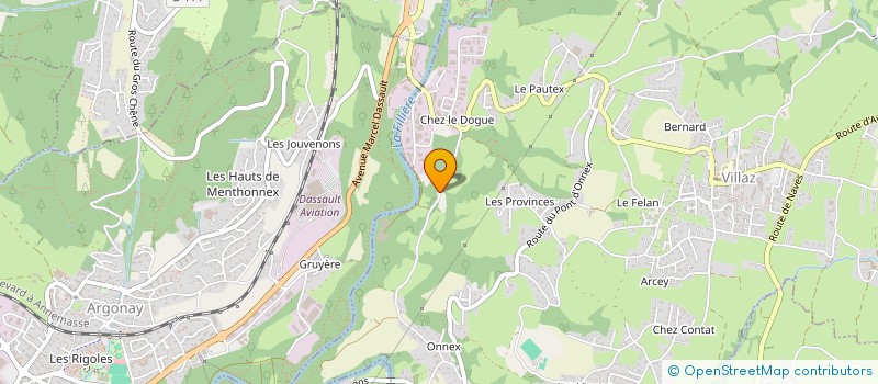 localisation de l'entreprise VIGNIER F à VILLAZ