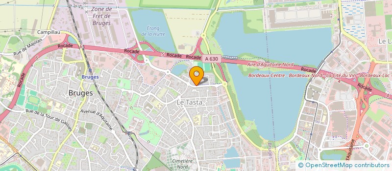 localisation de l'entreprise VIGNINTER  BRUGES