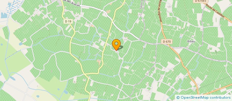 localisation de l'entreprise VIGNOBLE ANNE ET FABRICE DESREZ  SAINT-SULPICE-DE-FALEYRENS