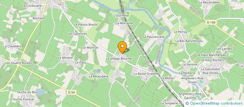 localisation de l'entreprise VIGNOBLE BARON à MONNIERES