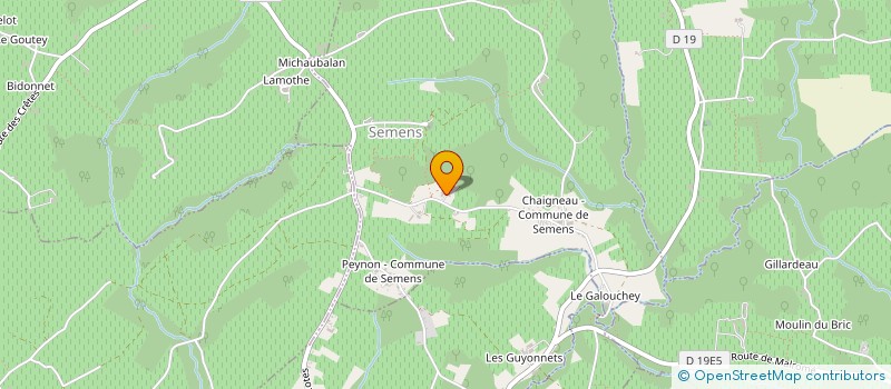 localisation de l'entreprise VIGNOBLE BORDELAIS  SEMENS