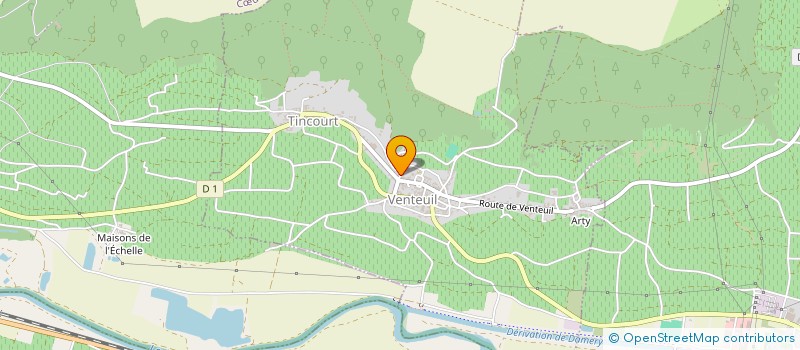 localisation de l'entreprise VIGNOBLE BOUCHE MACHURE  VENTEUIL