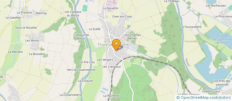 localisation de l'entreprise VIGNOBLE COLIN  THORE-LA-ROCHETTE