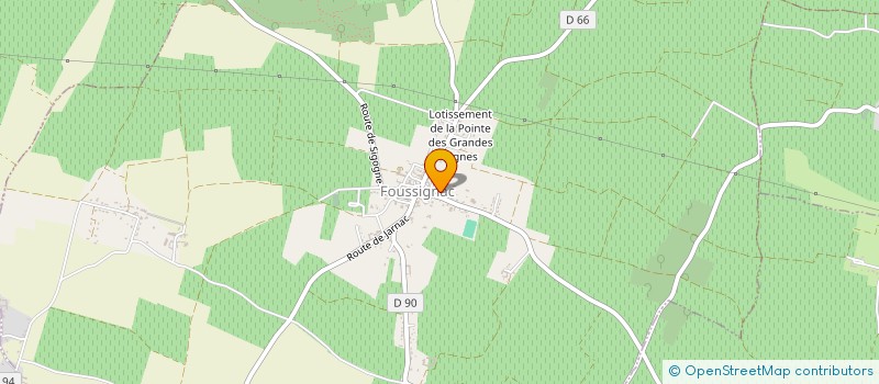 localisation de l'entreprise VIGNOBLE DE L'ENCLOS à FOUSSIGNAC