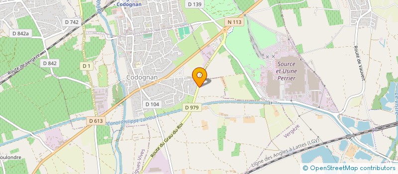 localisation de l'entreprise VIGNOBLE DE LA VOIE D'HERACLES à CODOGNAN