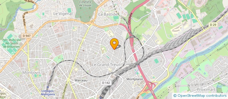 localisation de l'entreprise VIGNOBLE DES TROIS COTES à LIMOGES