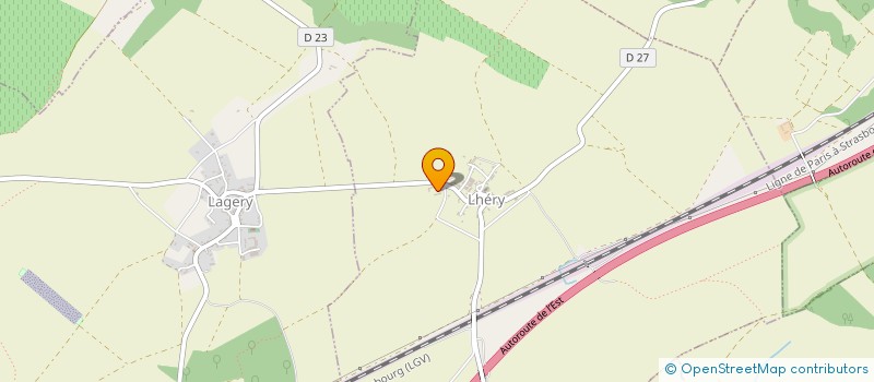 localisation de l'entreprise VIGNOBLE DU CHATEAU  LHERY