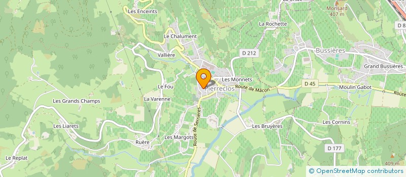 localisation de l'entreprise VIGNOBLE G à LA ROCHE-VINEUSE