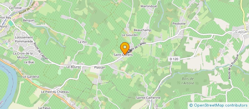 localisation de l'entreprise VIGNOBLE GOURRAN  LANGOIRAN