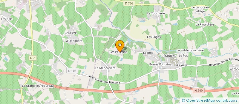 localisation de l'entreprise VIGNOBLE GUERIN à VALLET