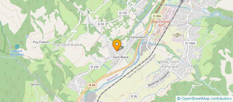 localisation de l'entreprise VIGNOBLE INVEST à BRIANCON