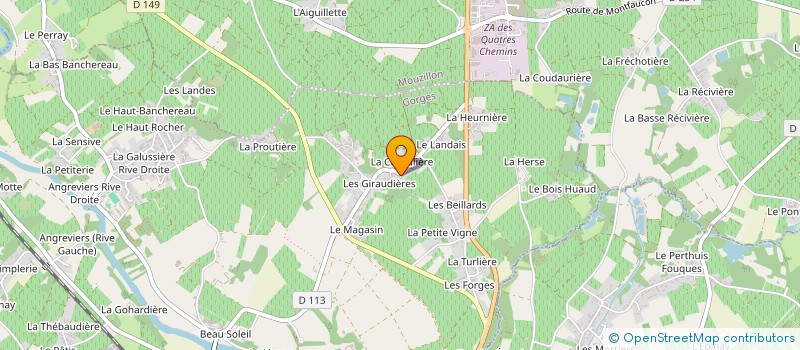 localisation de l'entreprise VIGNOBLE LUNEAU à GORGES
