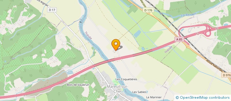 localisation de l'entreprise VIGNOBLE MARY  THESEE