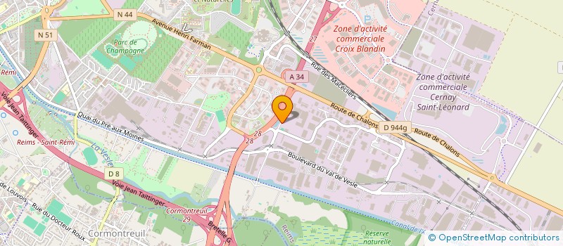 localisation de l'entreprise VIGNOBLE PICARD  REIMS