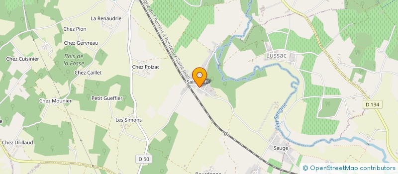 localisation de l'entreprise VIGNOBLE PLAIZE à CLION