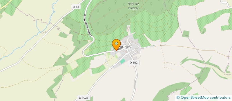 localisation de l'entreprise VIGNOBLE SAMPERS  VOIGNY