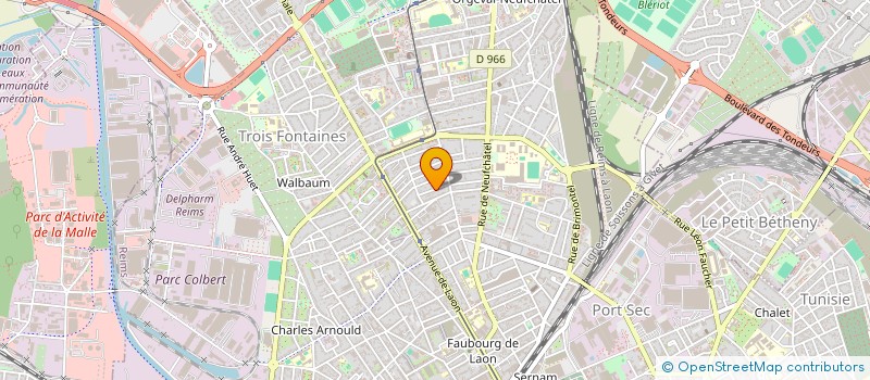 localisation de l'entreprise VIGNOBLE SELECTION  REIMS