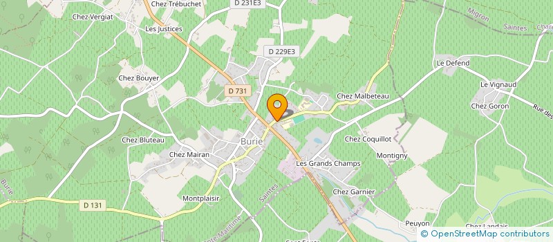 localisation de l'entreprise VIGNOBLES ANTIER  BURIE