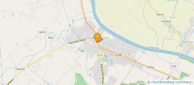 localisation de l'entreprise VIGNOBLES ARBEAU  LABASTIDE-SAINT-PIERRE