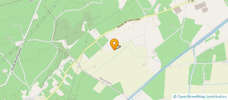 localisation de l'entreprise VIGNOBLES BENOIT  BEAUCAIRE